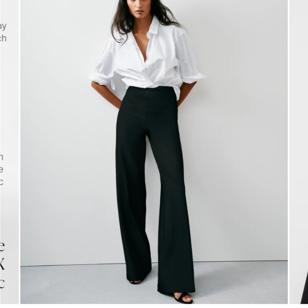 Spanx Wide Leg Perfect Pant in size L Tall